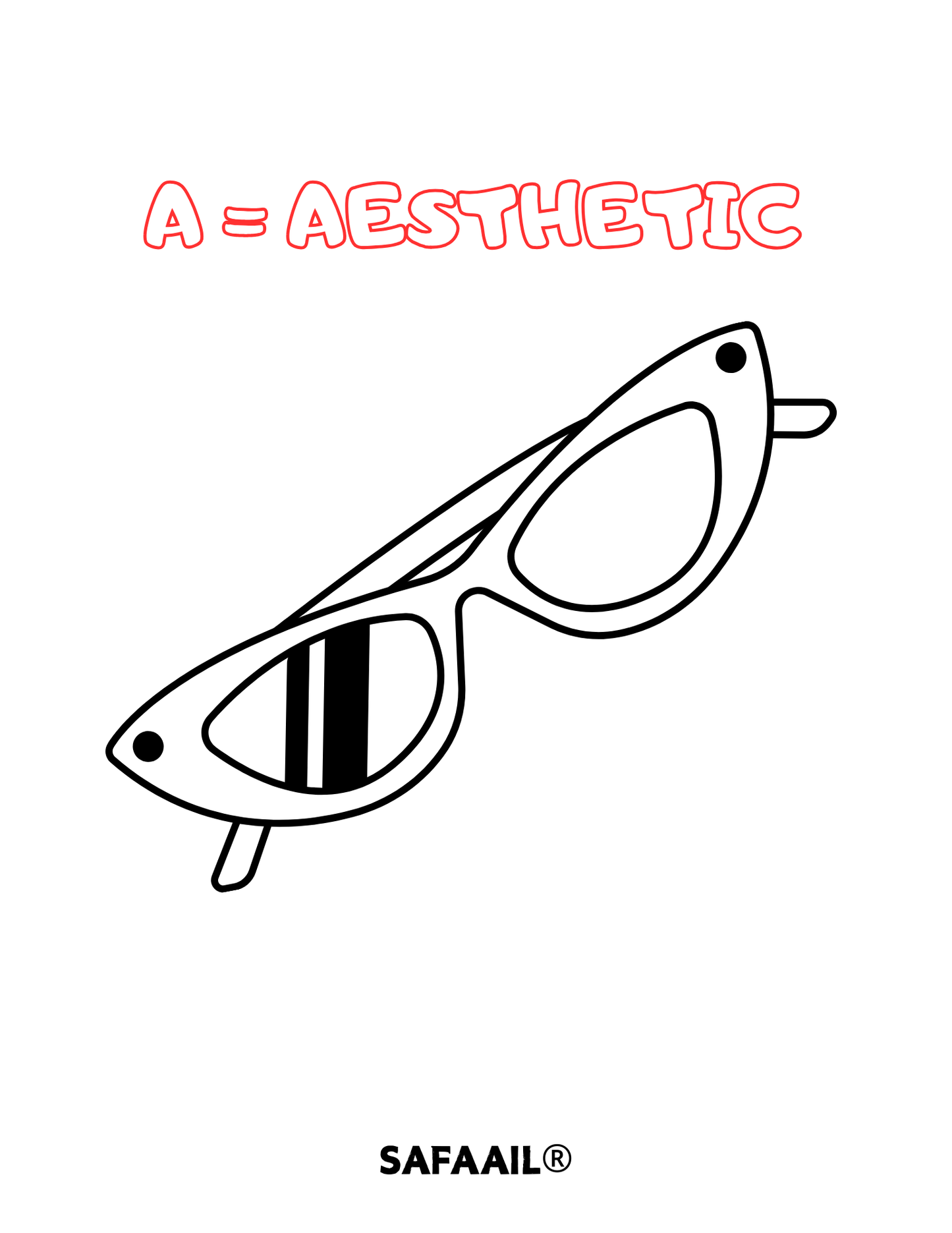 A-Z FashionART Coloring Book - Digital Download