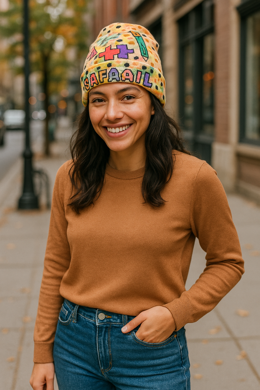 Coloring Book Beanie Hat