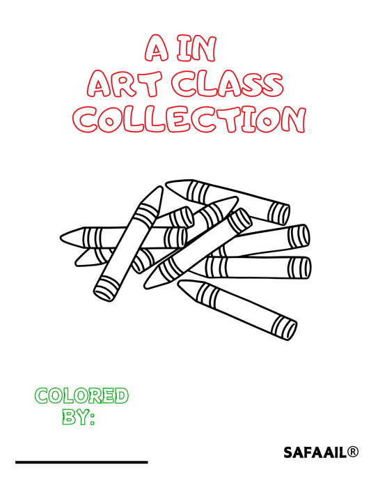 A-Z FashionART Coloring Book - Digital Download